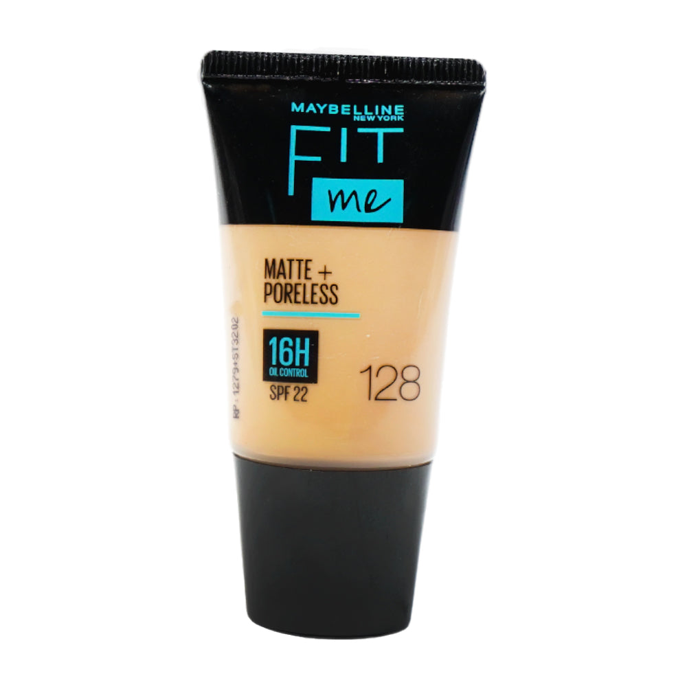 MAYBELLINE FIT ME FDT MAT PORE TUBE 128 WARM NUDE 18ML