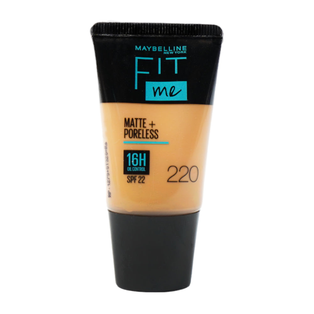 MAYBELLINE FIT ME FDT MAT PORE TUBE 220 NATURAL BEIGE 18ML