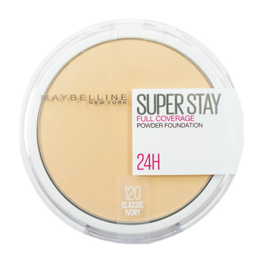 MAYBELLINE SUPERSTAY 24H FULL COVERAGE PWD 120 CLASSIC IVORY