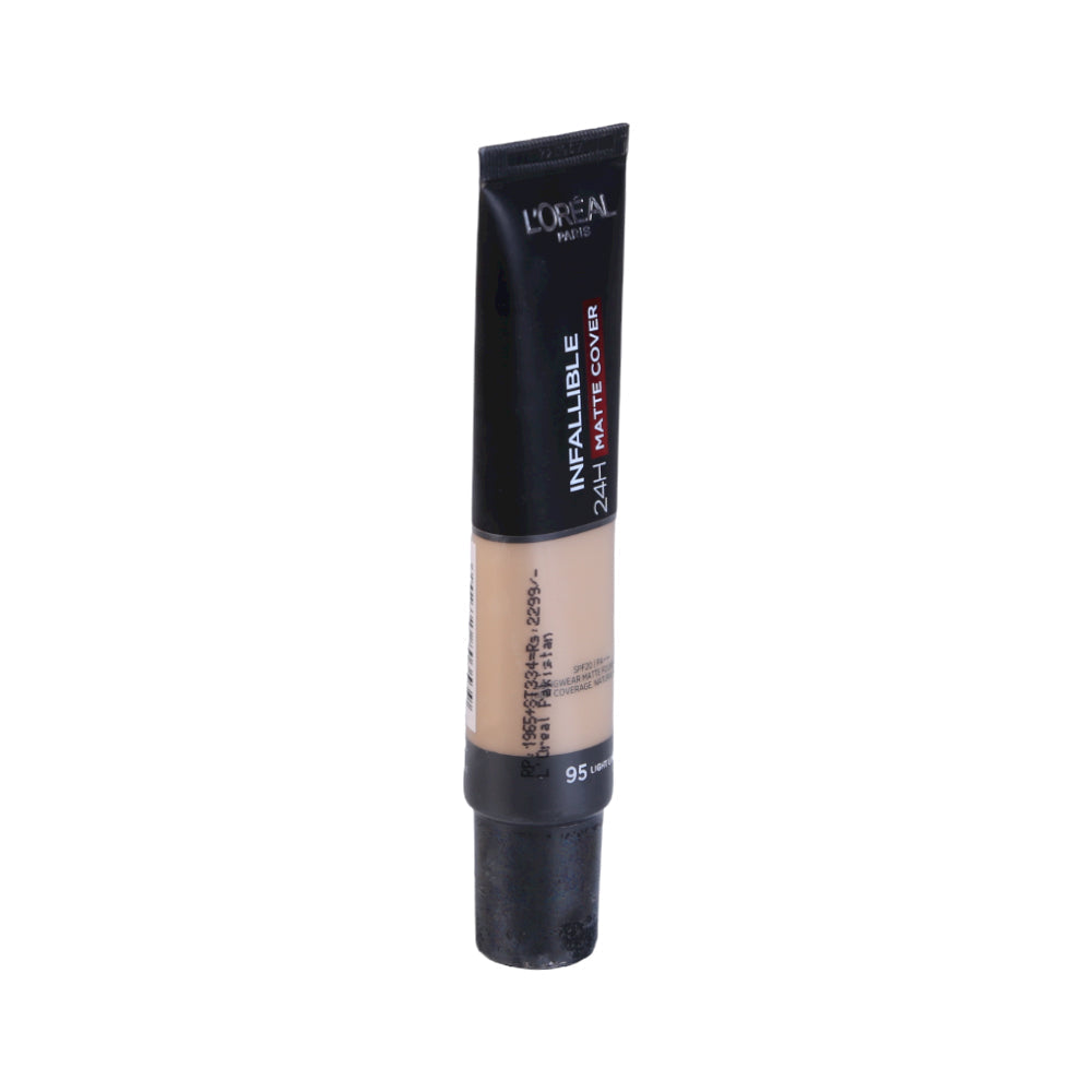 LOREAL INFALLIBLE MATTE COVER FOUNDATION 95 LIGHT LINEN 12 M