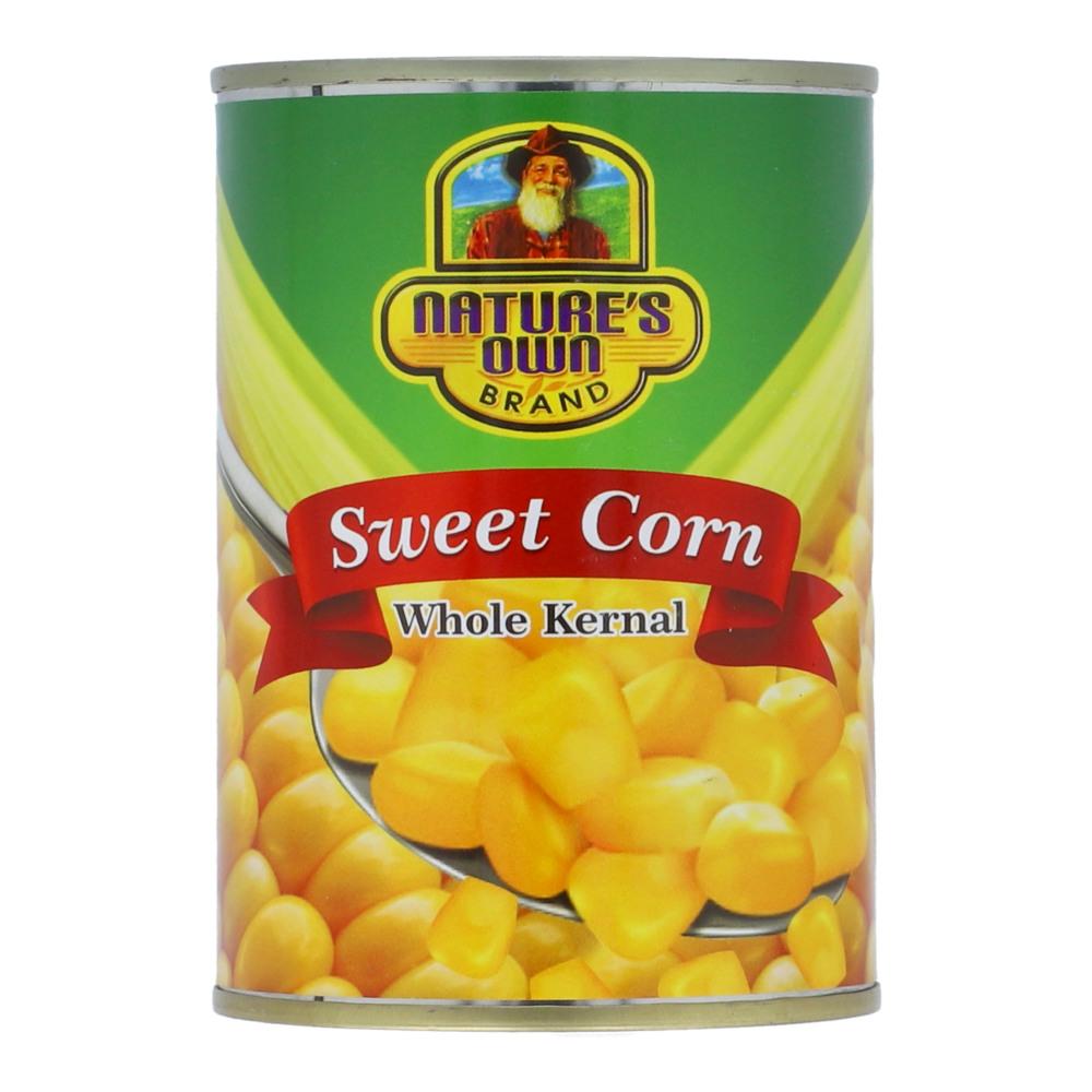 NATURES HOME SWEET CORN WHOLE KERNAL TIN 380 GM