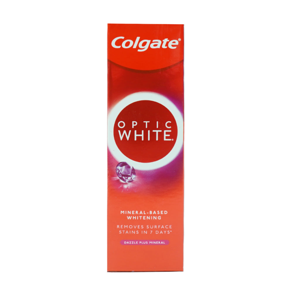 COLGATE TOOTH PASTE OPTIC WHITE DAZZLING WHITE 100GM