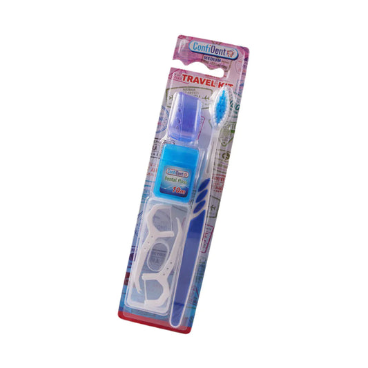 CONFIDENT TOOTH BRUSH TRAVEL KIT MEDIUM