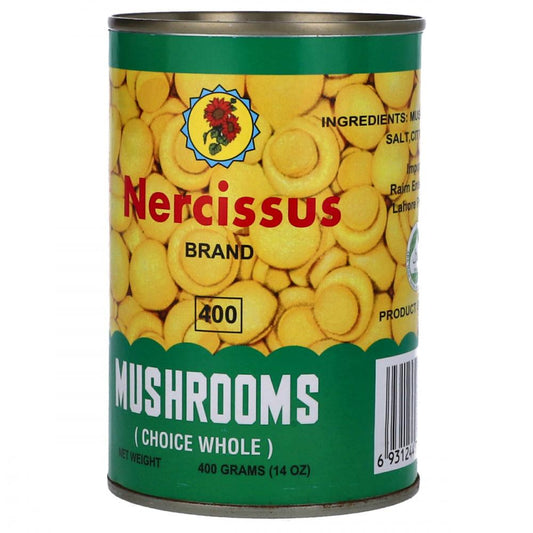 NERCISSUS MUSHROOMS CHOICE WHOLE TIN 400 GM