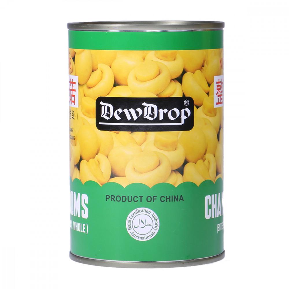 DEW DROP MUSHROOMS CHOICE WHOLE TIN 350 GM