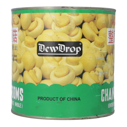 DEW DROP MUSHROOM CHOICE WHOLE TIN 2500 GM