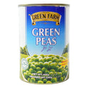 GREEN FARM GREEN PEAS TIN 400 GM