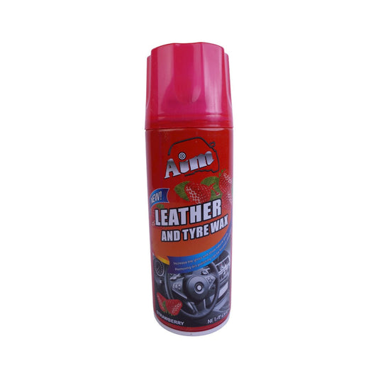 AIM LEATHER AND TYRE WAX STRAWBERRY 450 ML