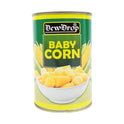 DEW DROP YOUNG BABY CORN TIN 380 GM BASIC