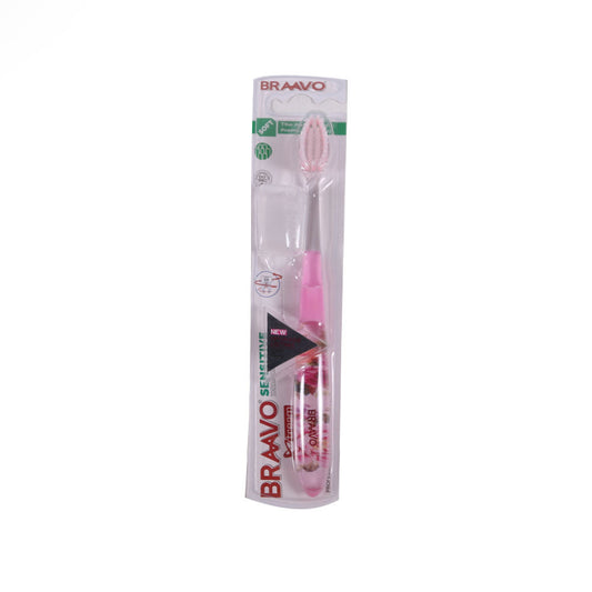 BRAVO SENSITIVE PRO TOOTH BRUSH WITH CAP A-787 SOFT