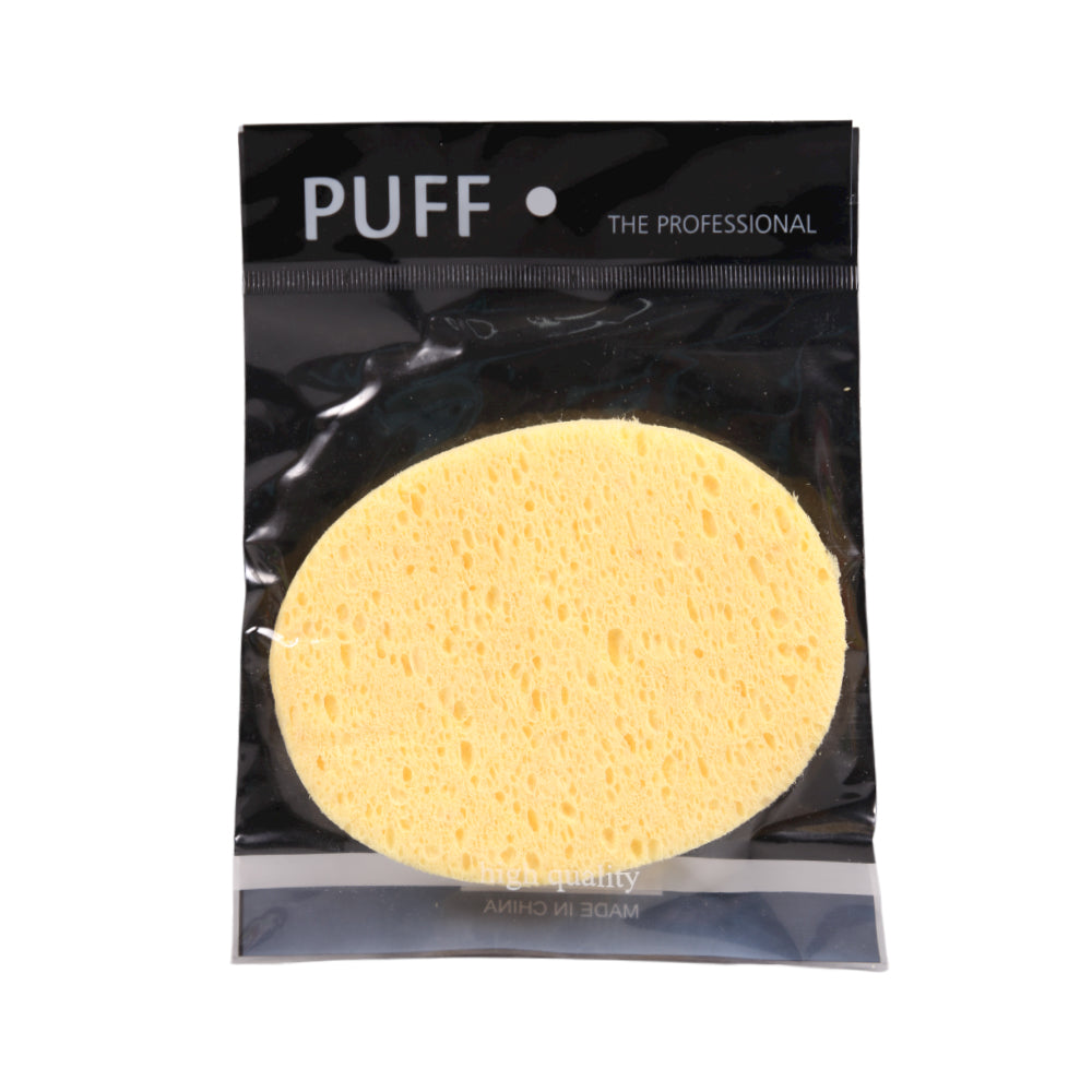CLEANSING PUFF YELLOW OVAL IR C6-10