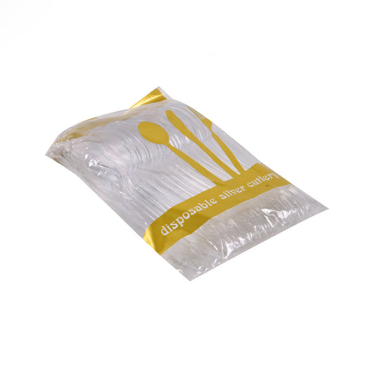 DISPOSABLE SPOON IR WHITE 24PC