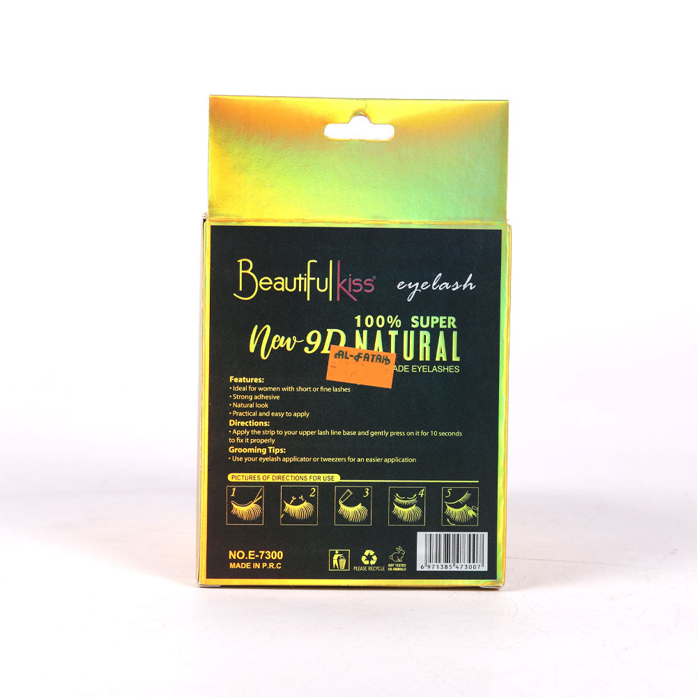 BEAUTIFUL KISS 9D EYE LASHES 3 PAIR PACK IR E-7300