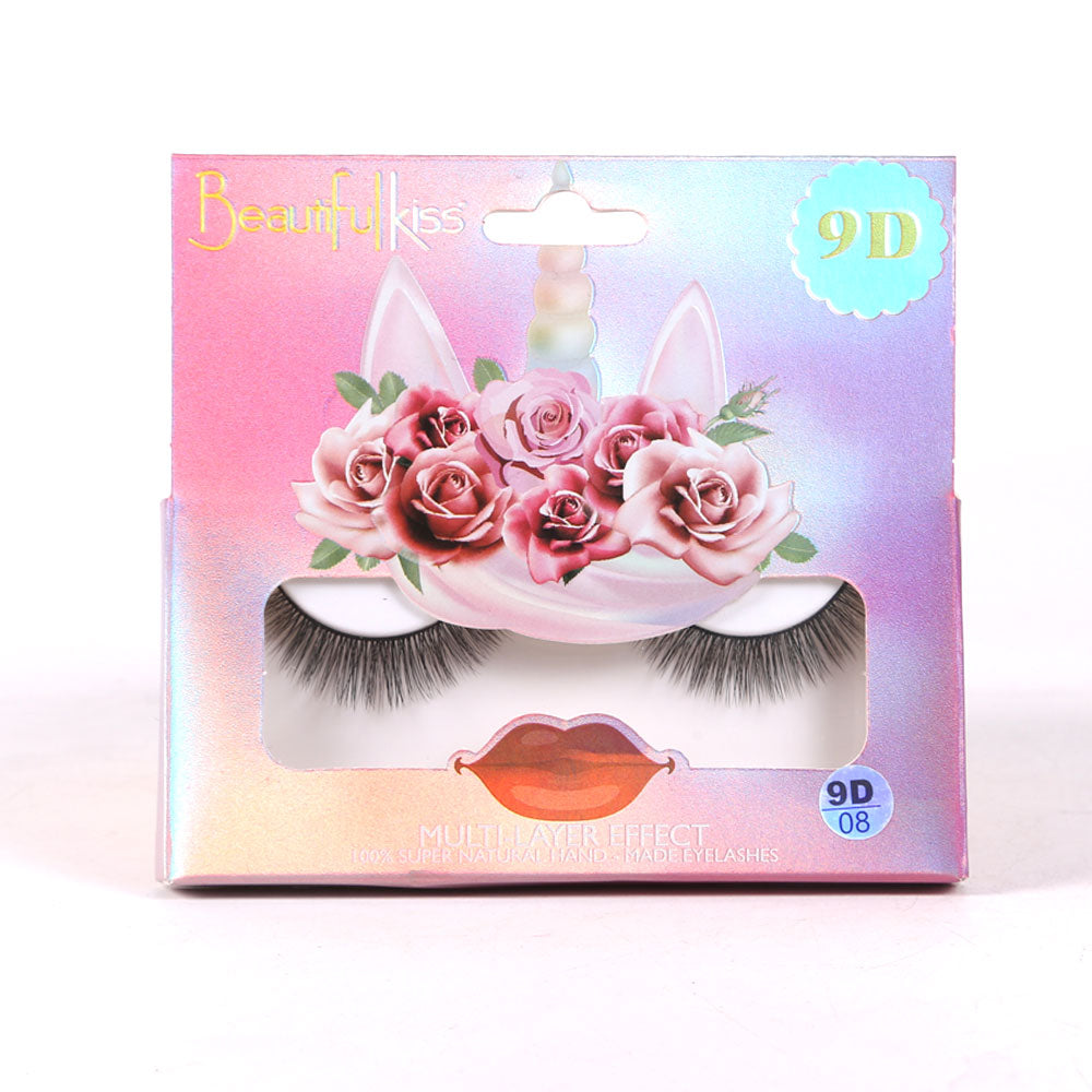 BEAUTIFUL KISS 9D EYE LASHES 1 PAIR PACK IR E-7391