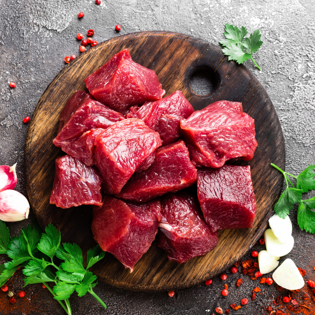 Halal Beef Cubes | Tender Cuts | Cut in Small/Medium Size Pieces |