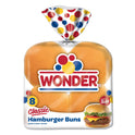 Wonder Bread Classic Extra Soft White Bread Hamburger Buns, 15 oz, 8 Count