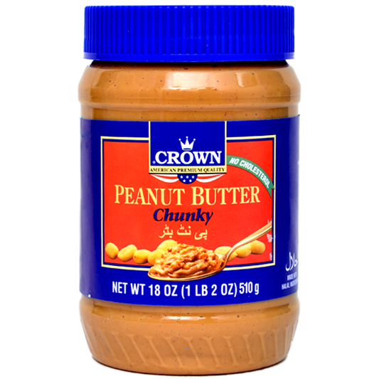 CROWN PEANUT BUTTER CHUNKY 510 GM