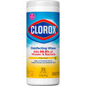 Clorox Bleach-Free Disinfecting and Cleaning Wipes, Crisp Lemon, 35 Count