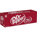 Dr Pepper Soda, 12 fl oz cans, 12 pack