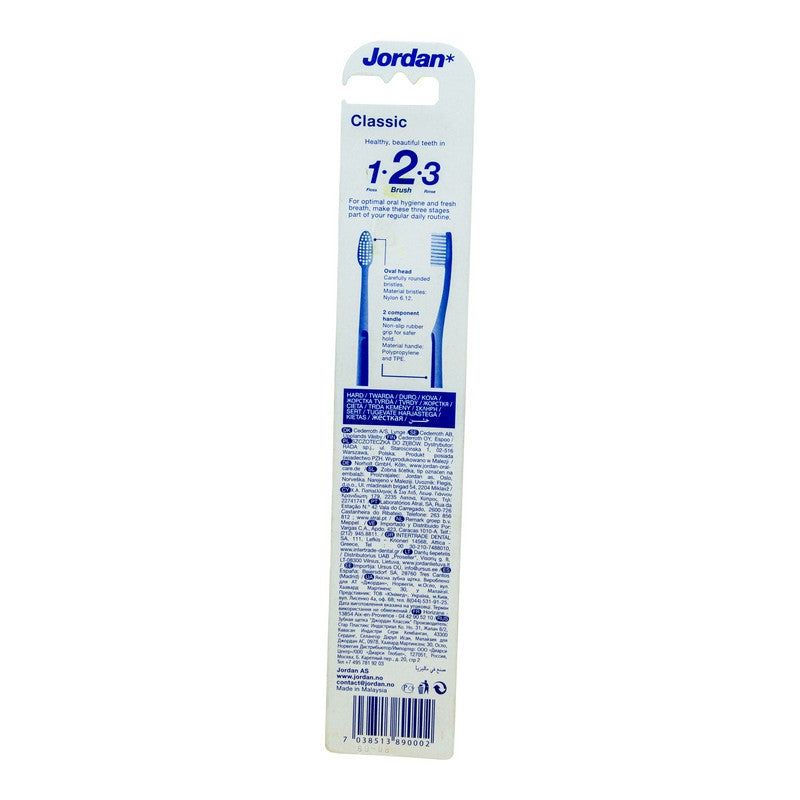 JORDAN TOOTH BRUSH CLASSIC BONUS HARD