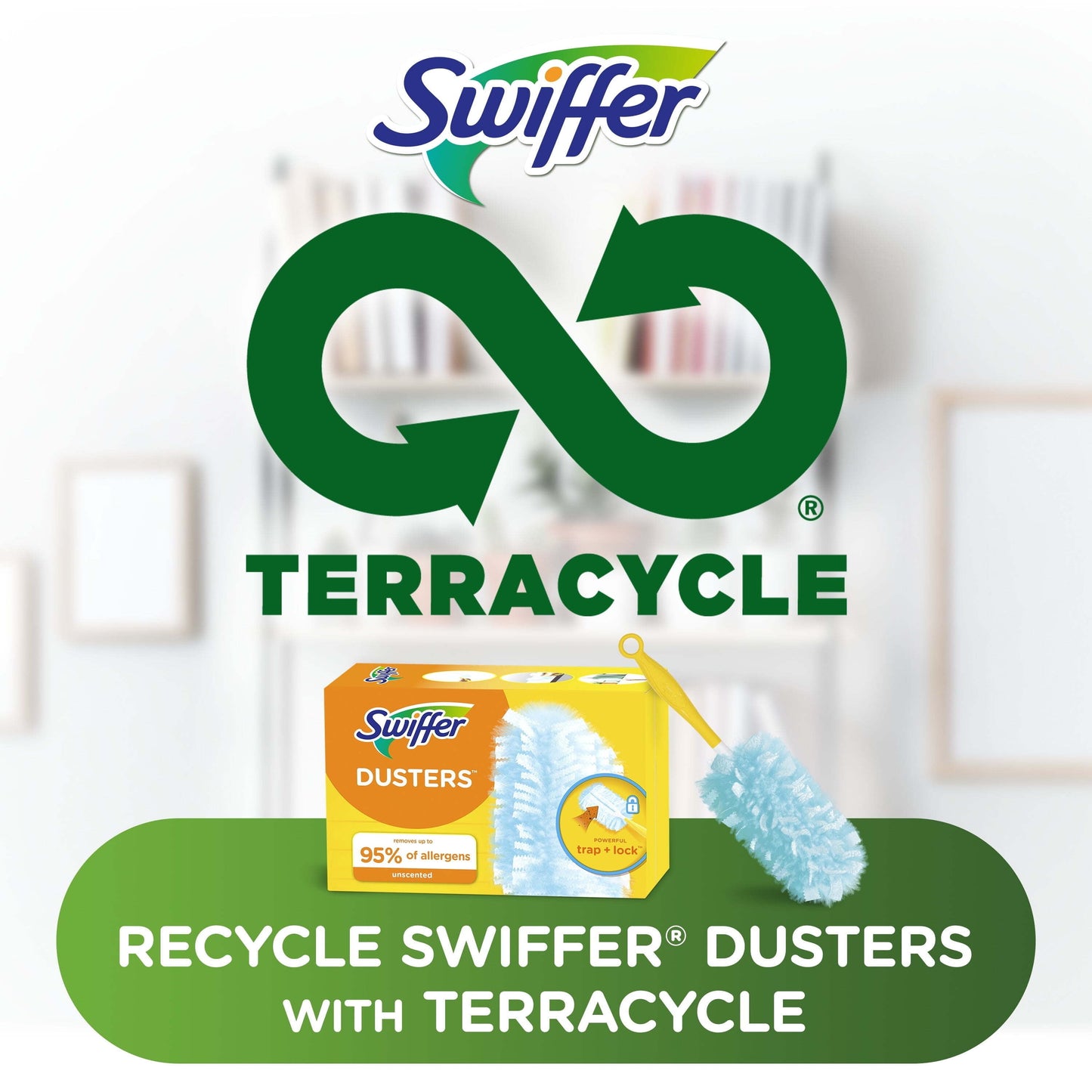 Swiffer Dusters Multi-Surface Duster Refills for Cleaning, Unscented, 18 count