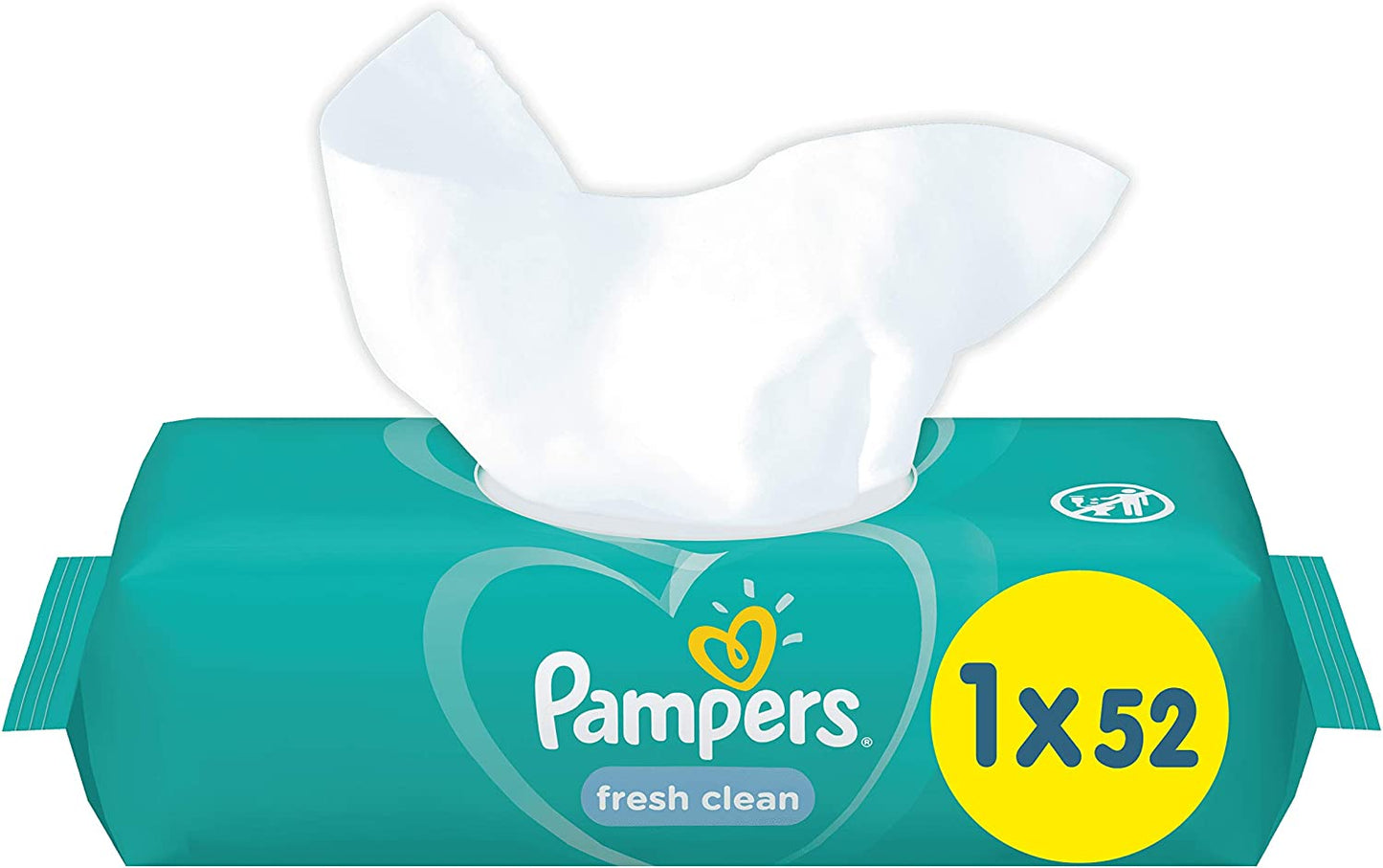 PAMPERS BABY WIPES FRESH CLEAN SCENT 52PC