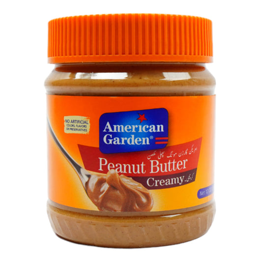 AMERICAN GARDEN PEANUT BUTTER CREAMY 340 GM