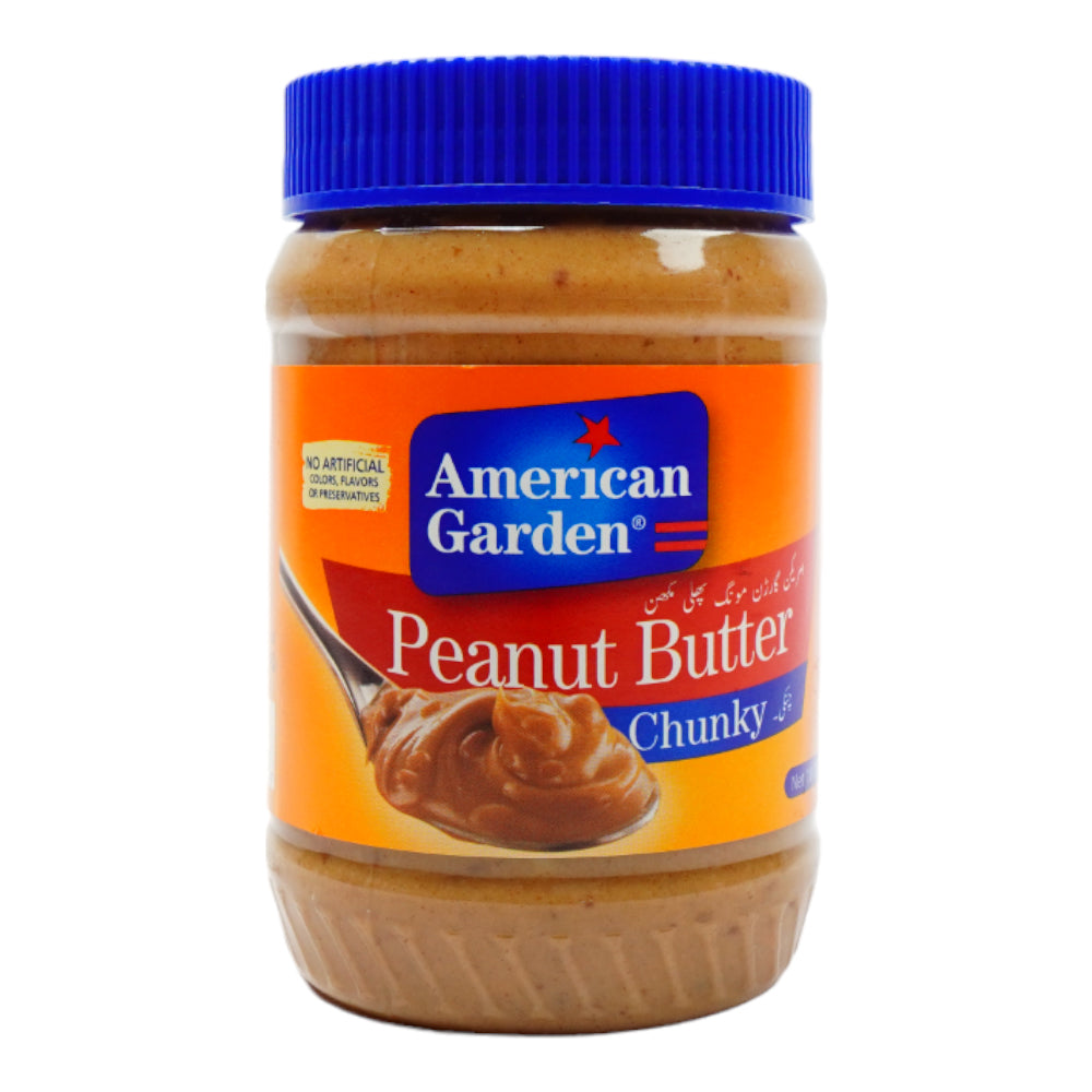 AMERICAN GARDEN PEANUT BUTTER CHUNKY 510 GM