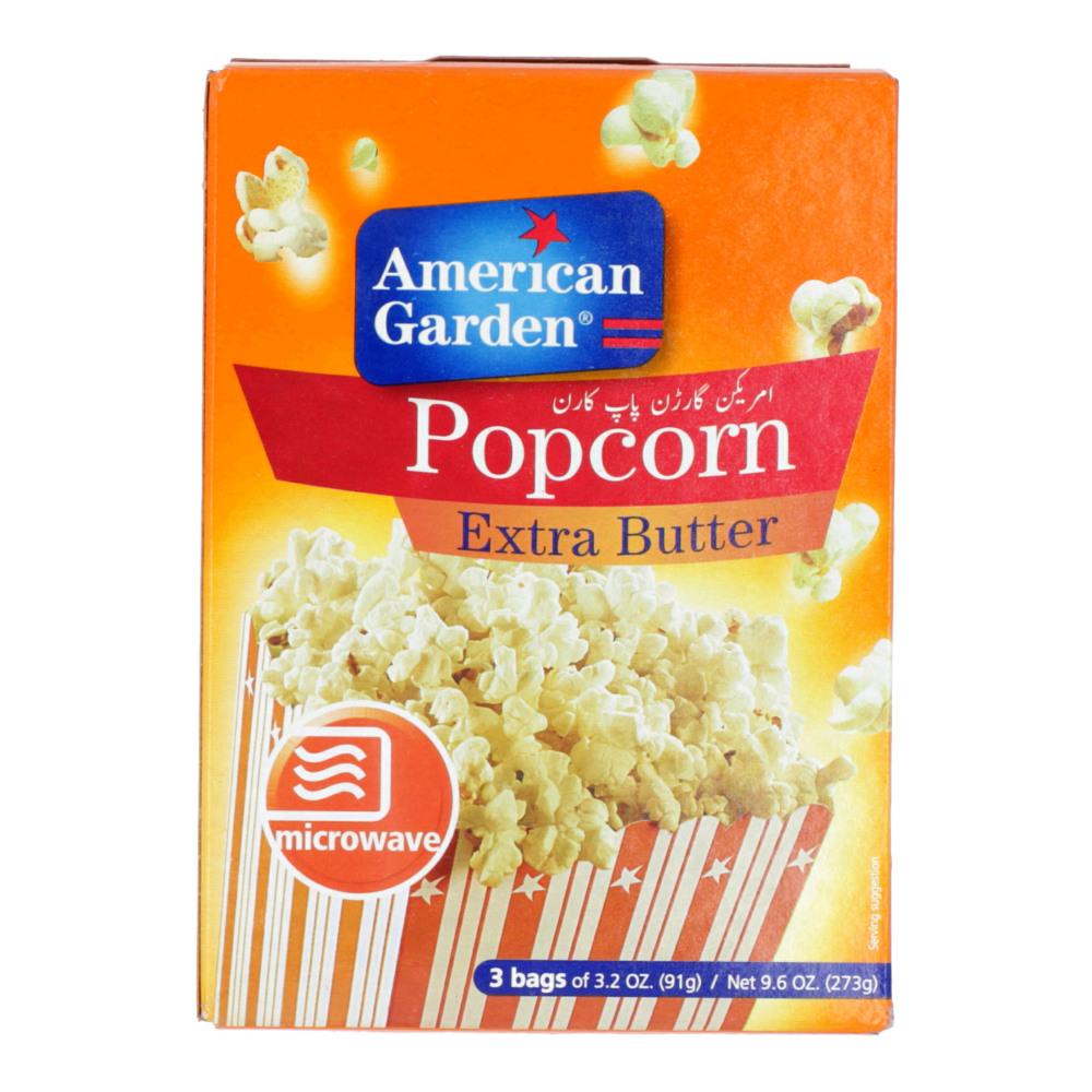 AMERICAN GARDEN POP CORN EXTRA BUTTER  273 GM