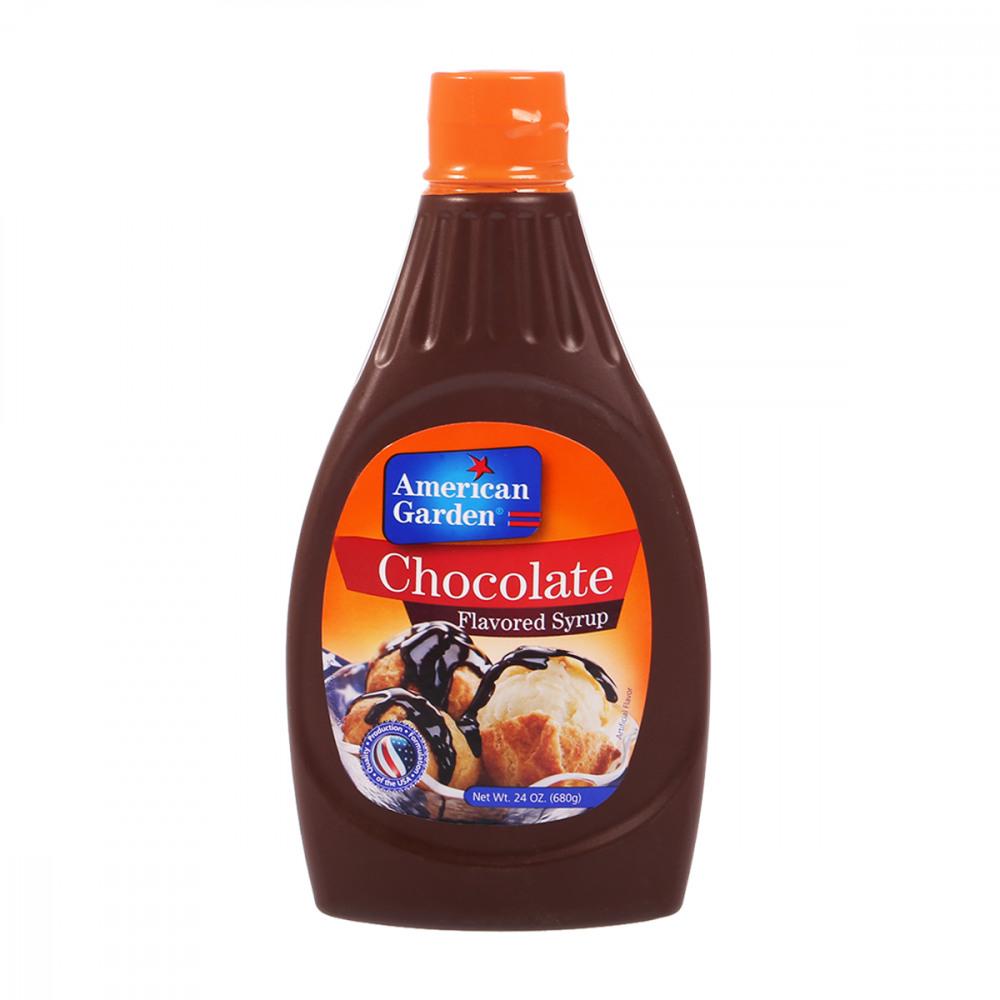 AMERICAN GARDEN SYRUP CHOCOLATE FLAVORED 680 GM