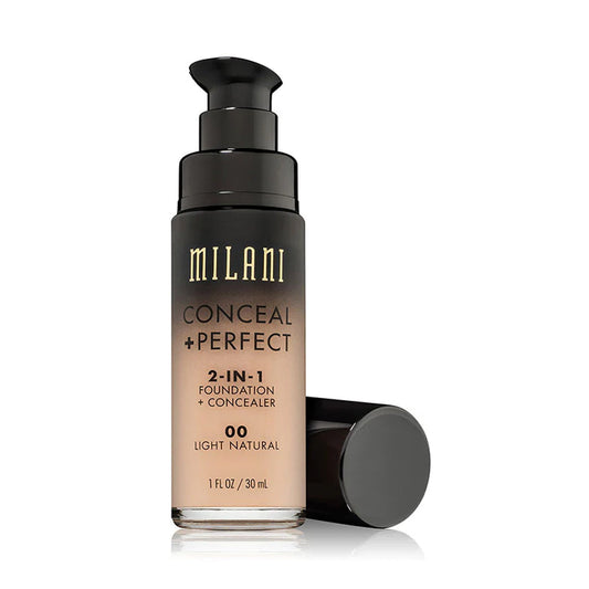 MILANI CONCEALER FOUNDATION 2 IN 1 LIGHT NATURAL  30 ML