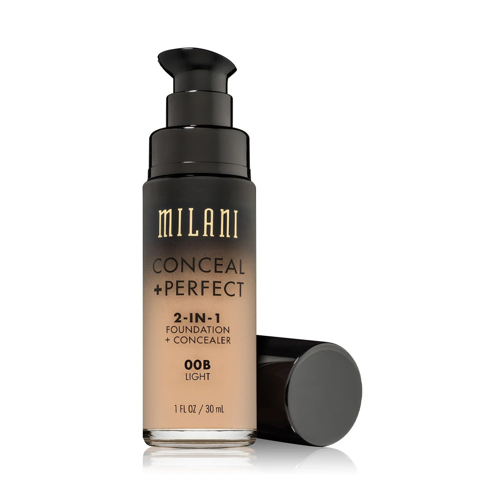MILANI CONCEALER FOUNDATION 2 IN 1 00B LIGHT 30 ML