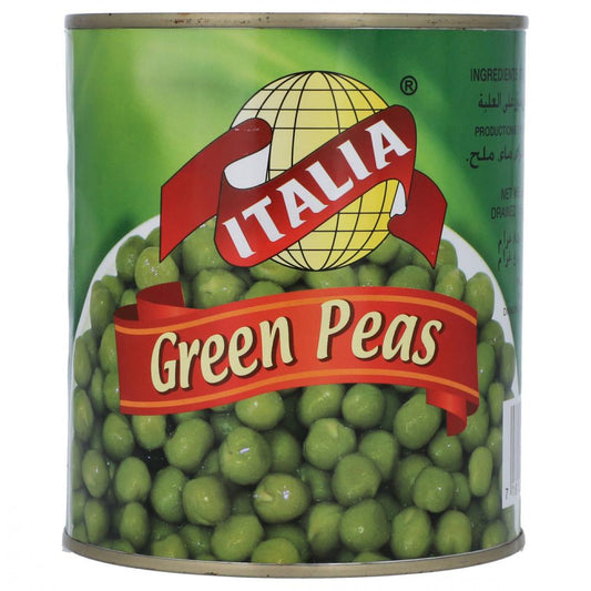 ITALIA GREEN PEAS TIN 850 GM