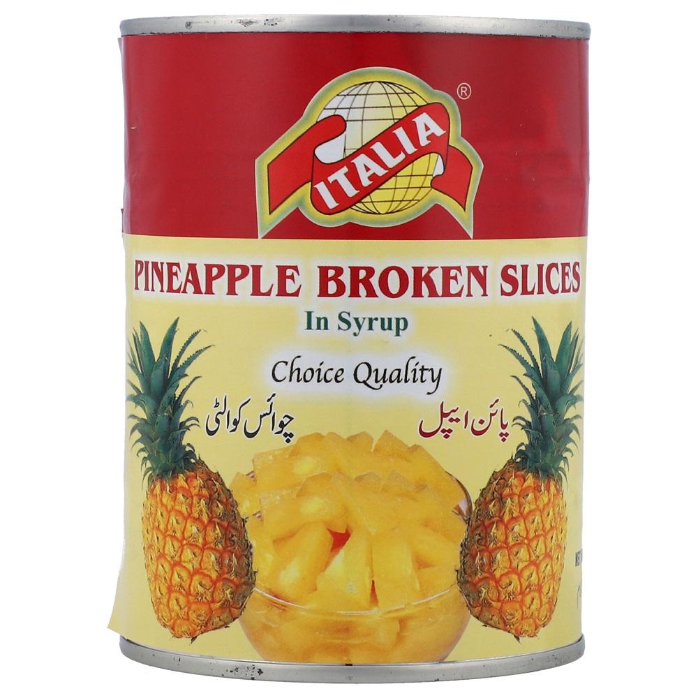 ITALIA PINEAPPLE BROKEN SLICES IN SYRUP 567 GM