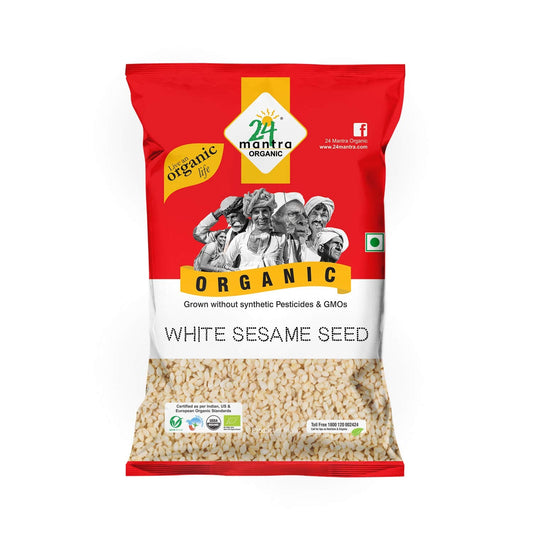 24 Mantra Organic White Sesame Seeds