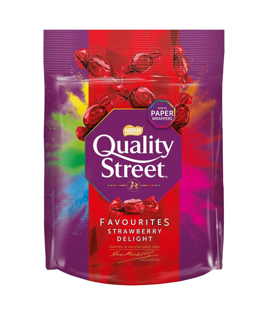 QUALITY STREET CHCOLATE STRAWBERRY DELIGHT POUCH 344 GM