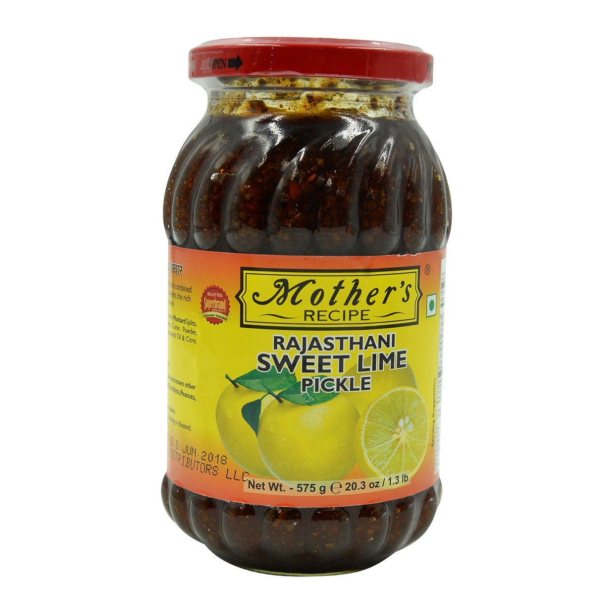 Mother's Recipe Rajasthani Sweet Lime Pickle