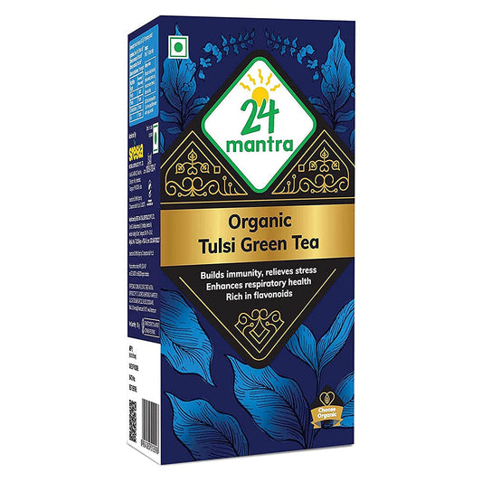 24 Mantra Organic Tulsi Green Tea