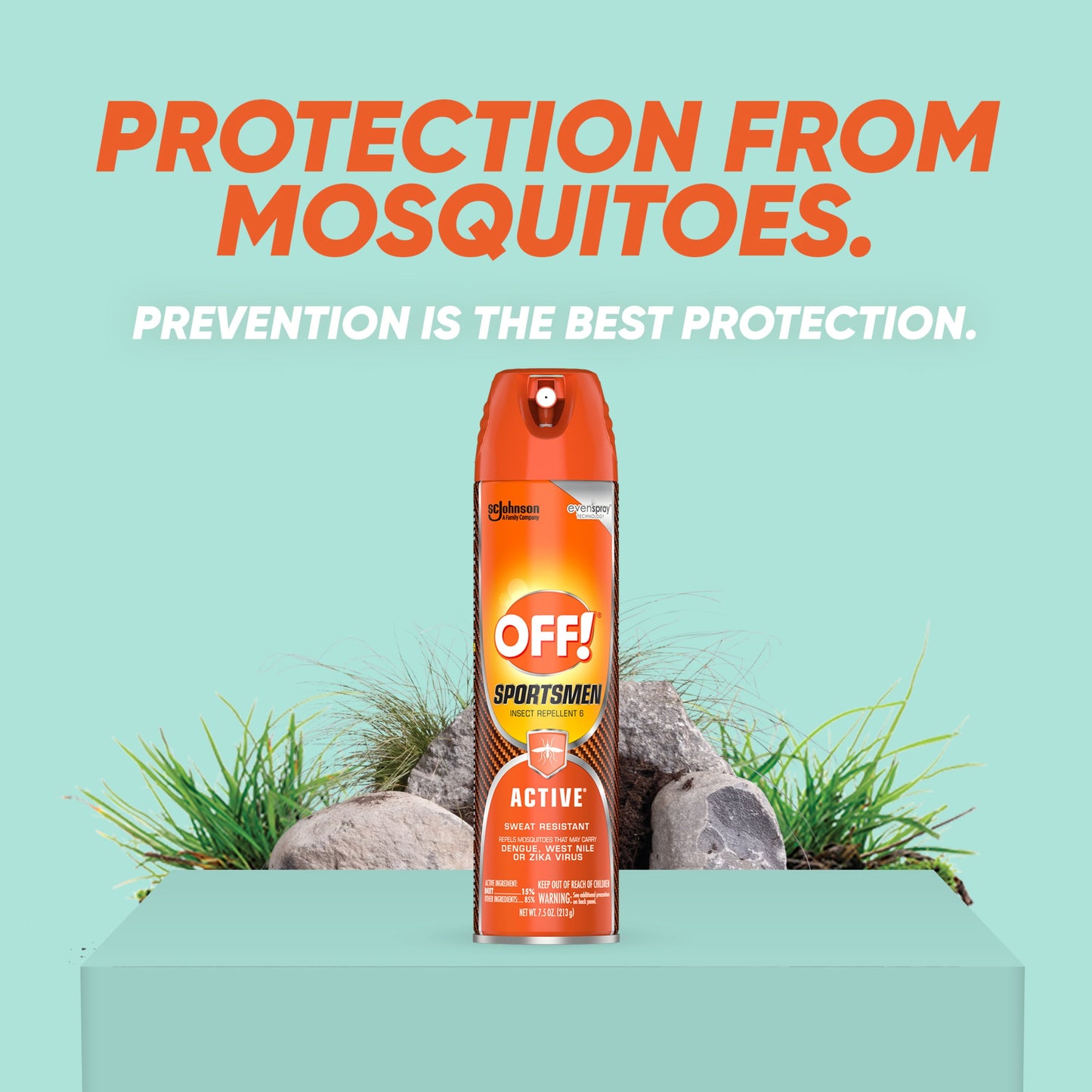 OFF! Sportsmen Active Insect Repellent VI, 7.5 fl oz