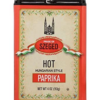Pride of Szeged Hot Paprika Powder, Spicy Hungarian Style Seasoning