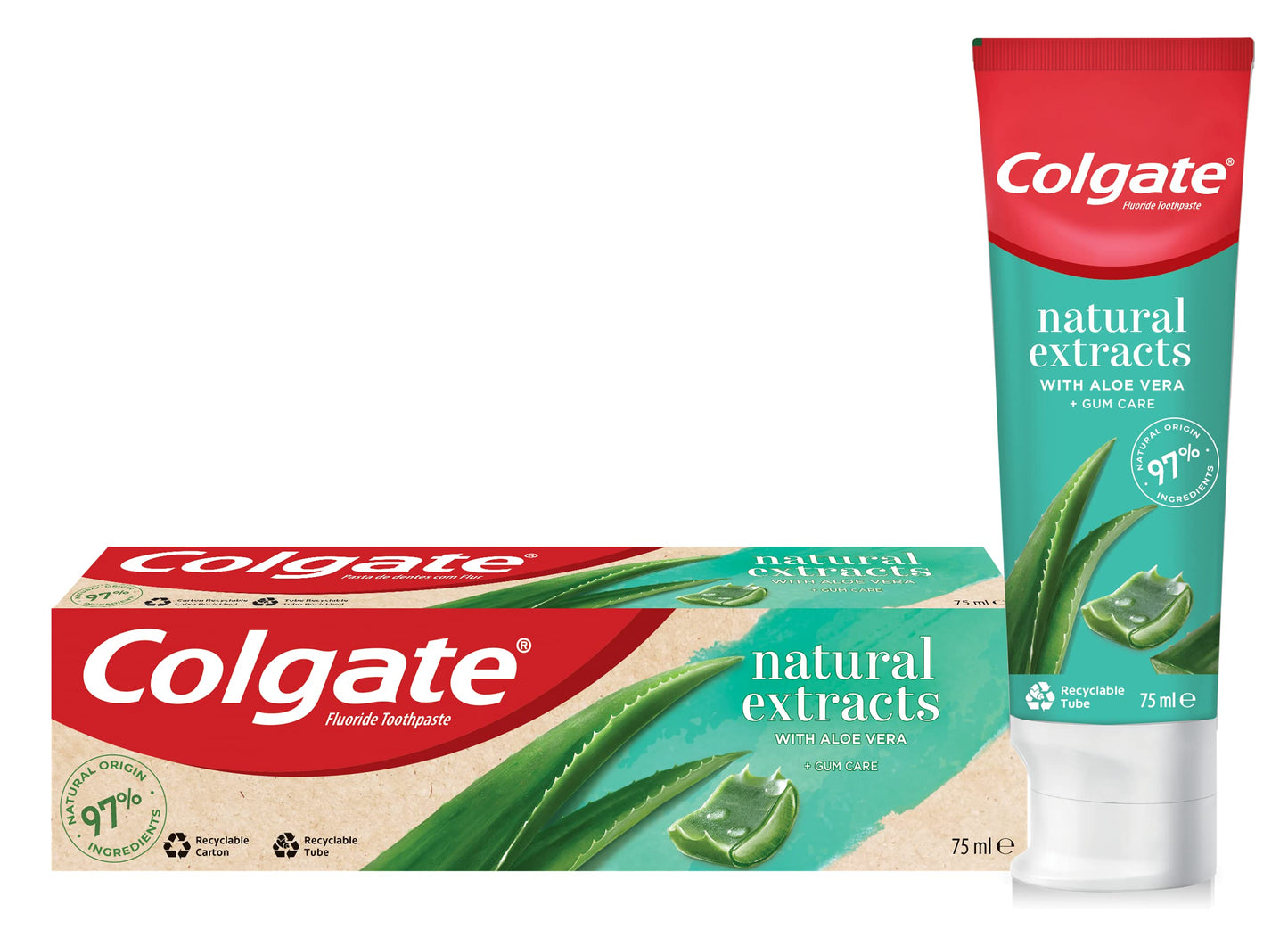 COLGATE TOOTH PASTE NATURAL EXTRACT ALOE & GREEN TEA 75 ML