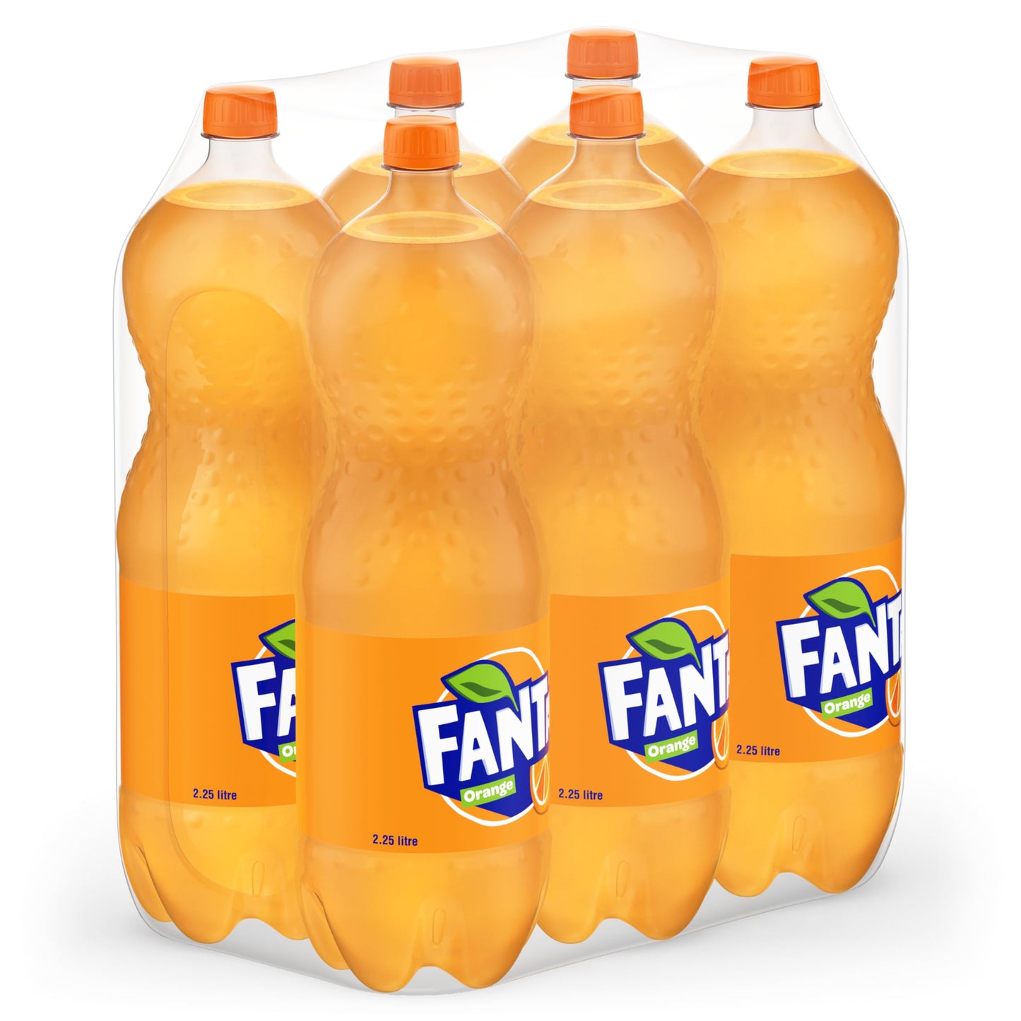 FANTA ORANGE FLAVOR CARBONATED BEVERAGE 2.25 LITRE-CARTON