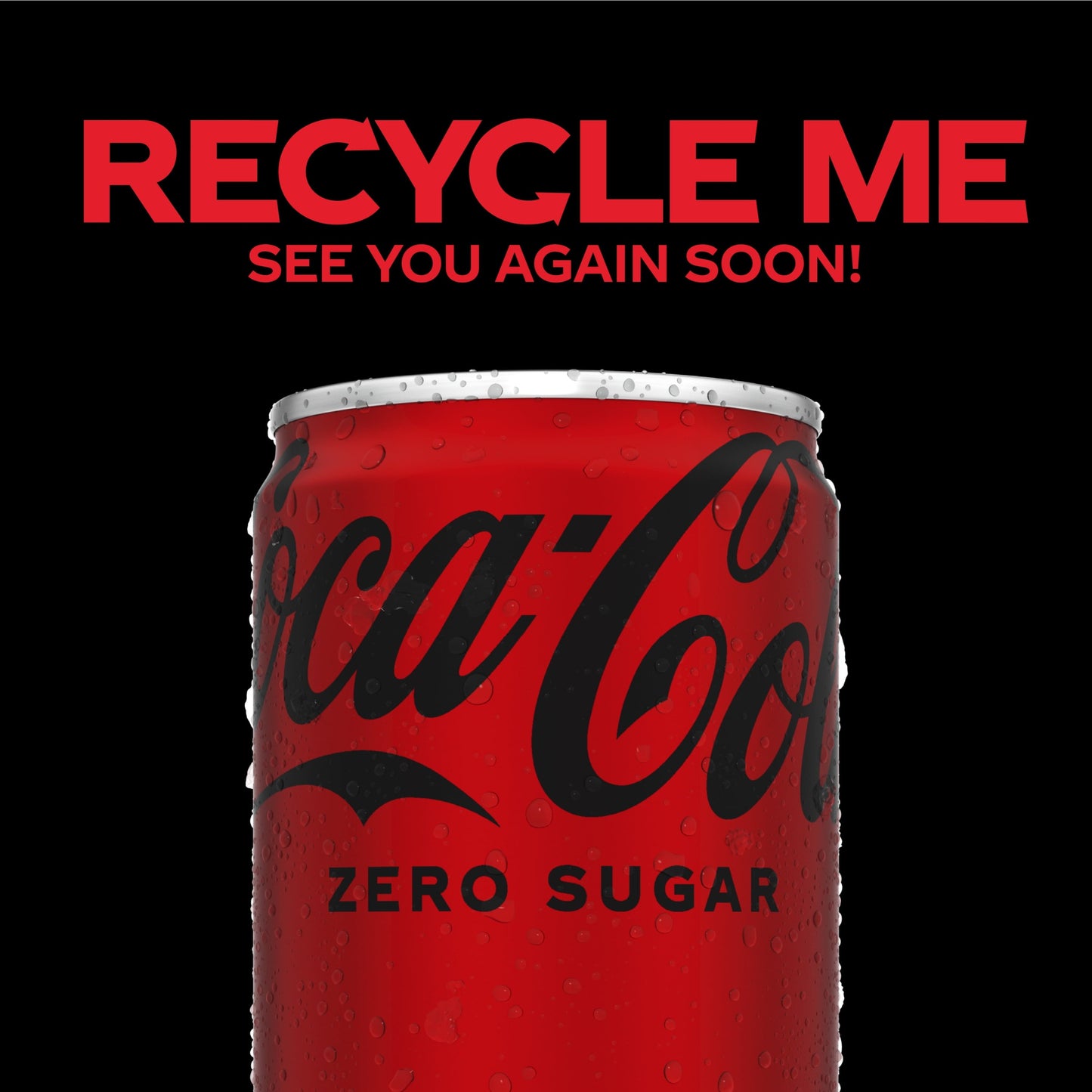 Coca-Cola Zero Sugar Mini Soda Pop Soft Drink, 7.5 fl oz, 10 Pack Cans