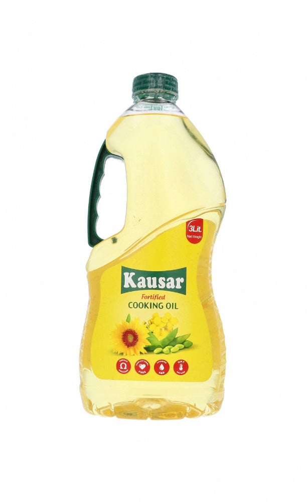 KAUSAR COOKING OIL BOTTLE 3 LTR