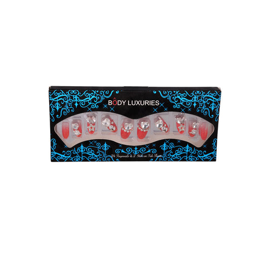 BODY LUXURIES FANCY NAIL 24PC PACK BN-301