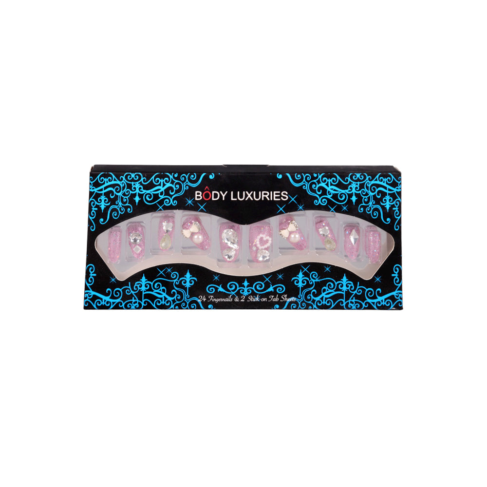 BODY LUXURIES FANCY NAIL 24PC PACK BN-302