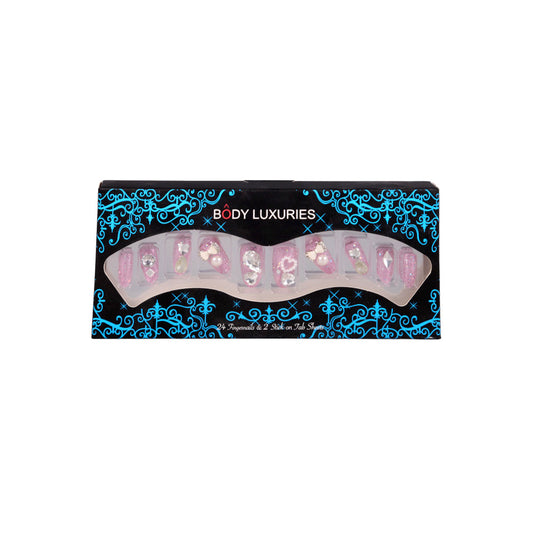 BODY LUXURIES FANCY NAIL 24PC PACK BN-302