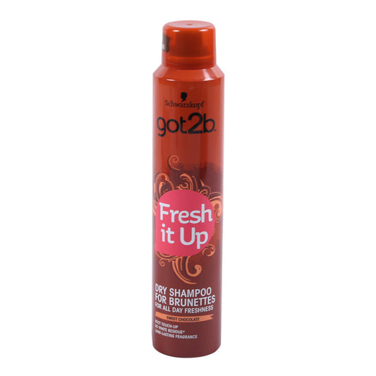 SCHWARZKOPF GOT2B DRY SHAMPOO DARK BROWN FRESH IT UP 200 ML