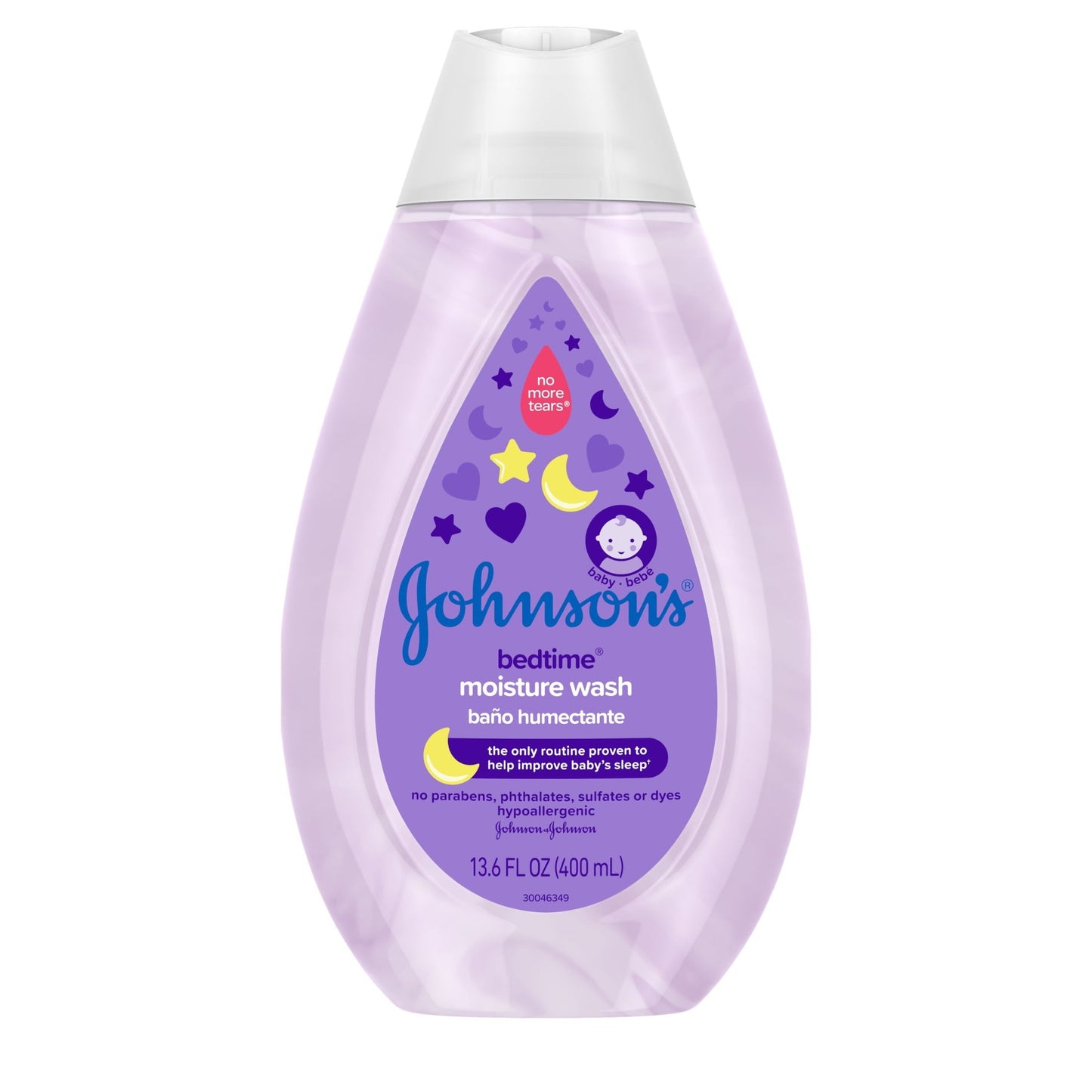 Johnson's Bedtime Tear Free Baby Moisture Body Wash and Soap with Soothing Aromas, 13.6 oz