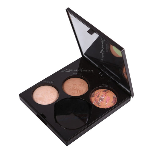 LAURA MERCIER BLUSH GLOW RADIANT FACE TRIO  PC